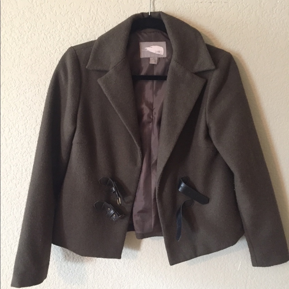 Forever21 army green/brown jacket